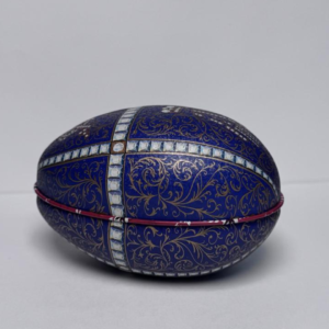 Vintage German tin metal egg