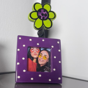 Whimsical Ceramic Photo Frame